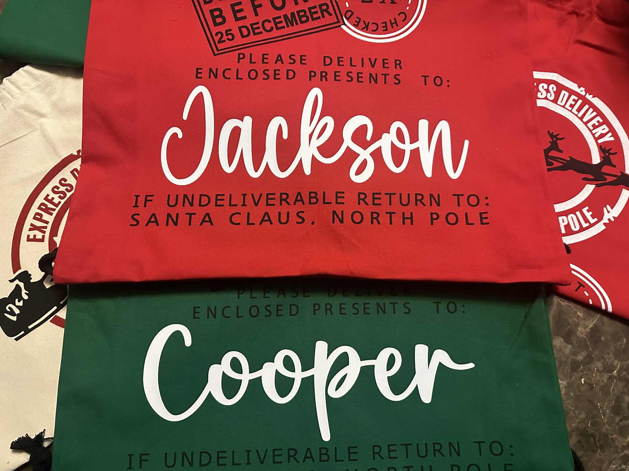 Santa Sacks - Personalized