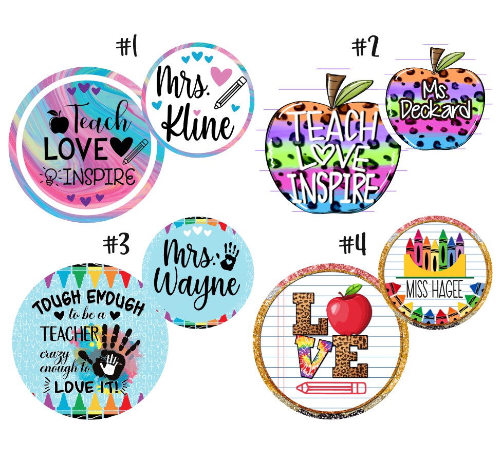 Her School Keychains - Customized