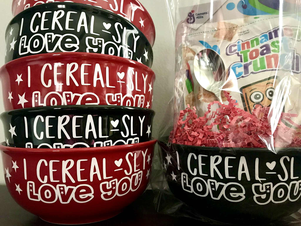 Valentines Cereal Bowls