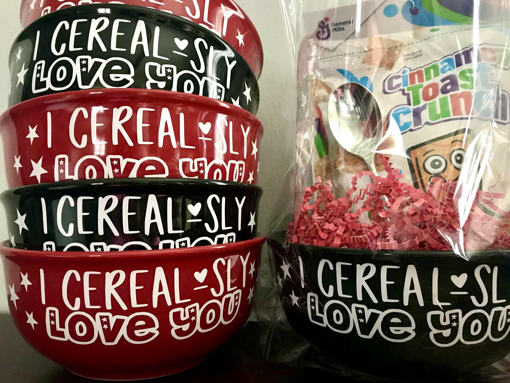 Valentines Cereal Bowls
