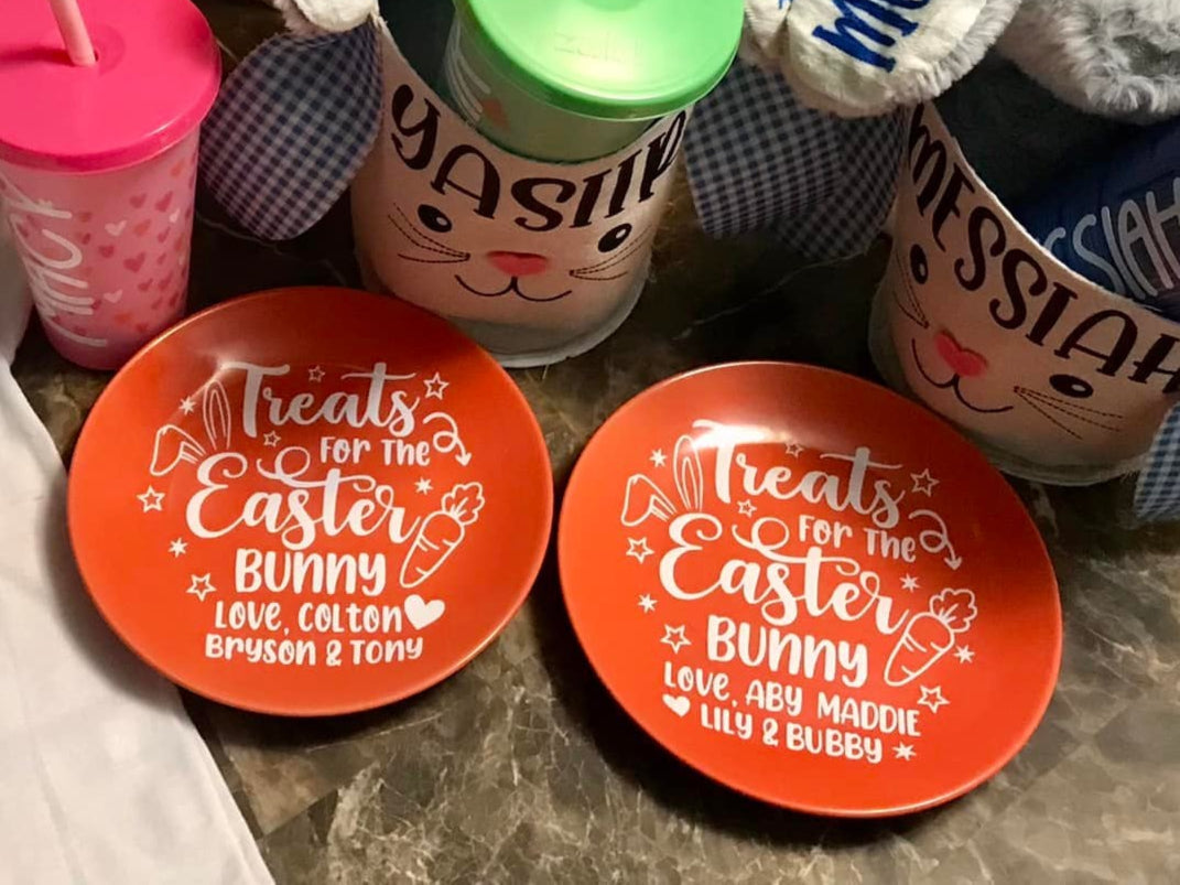 Carrots for the Easter Bunny Plate