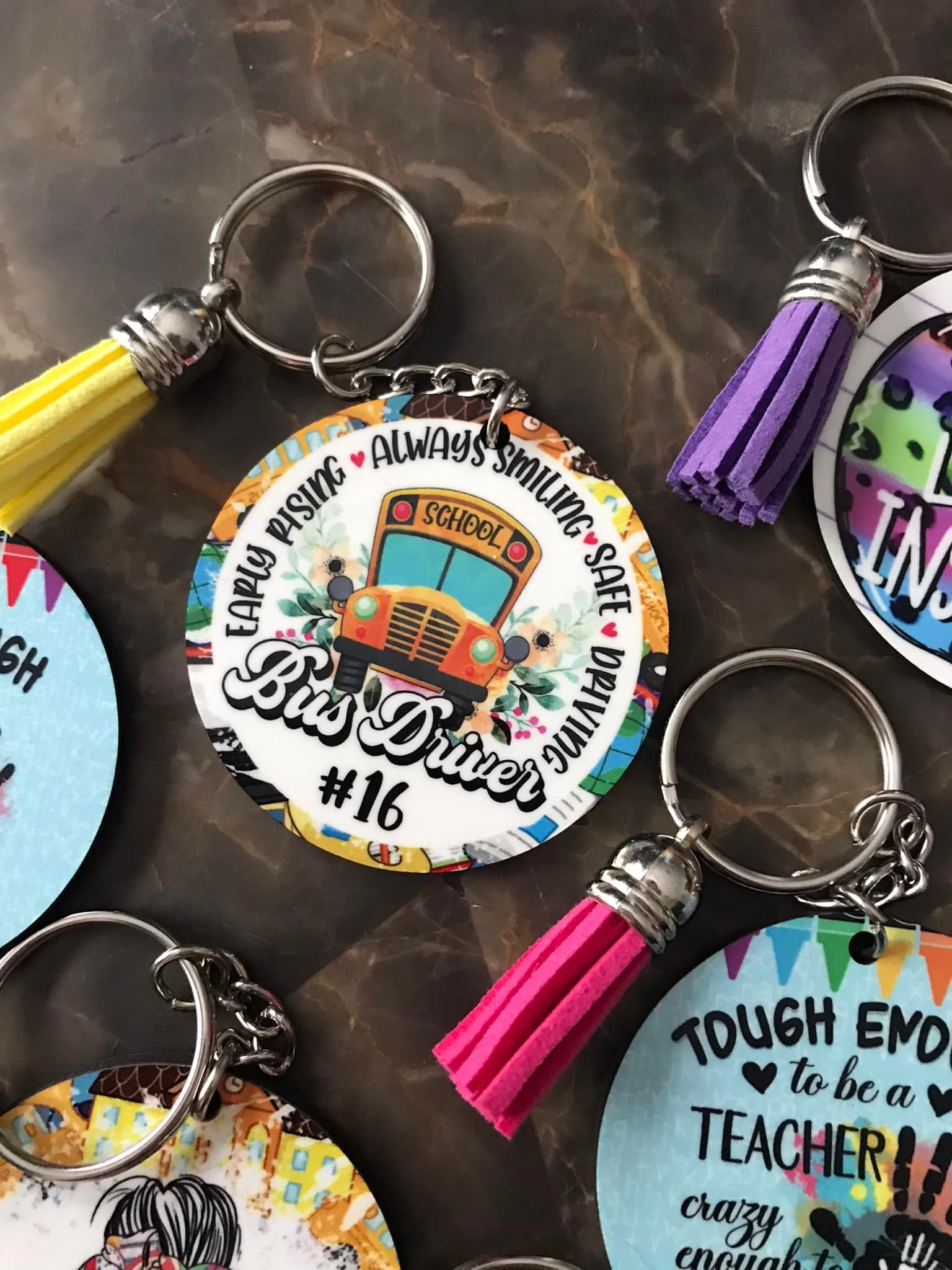 Bus Driver Keychains - Customized