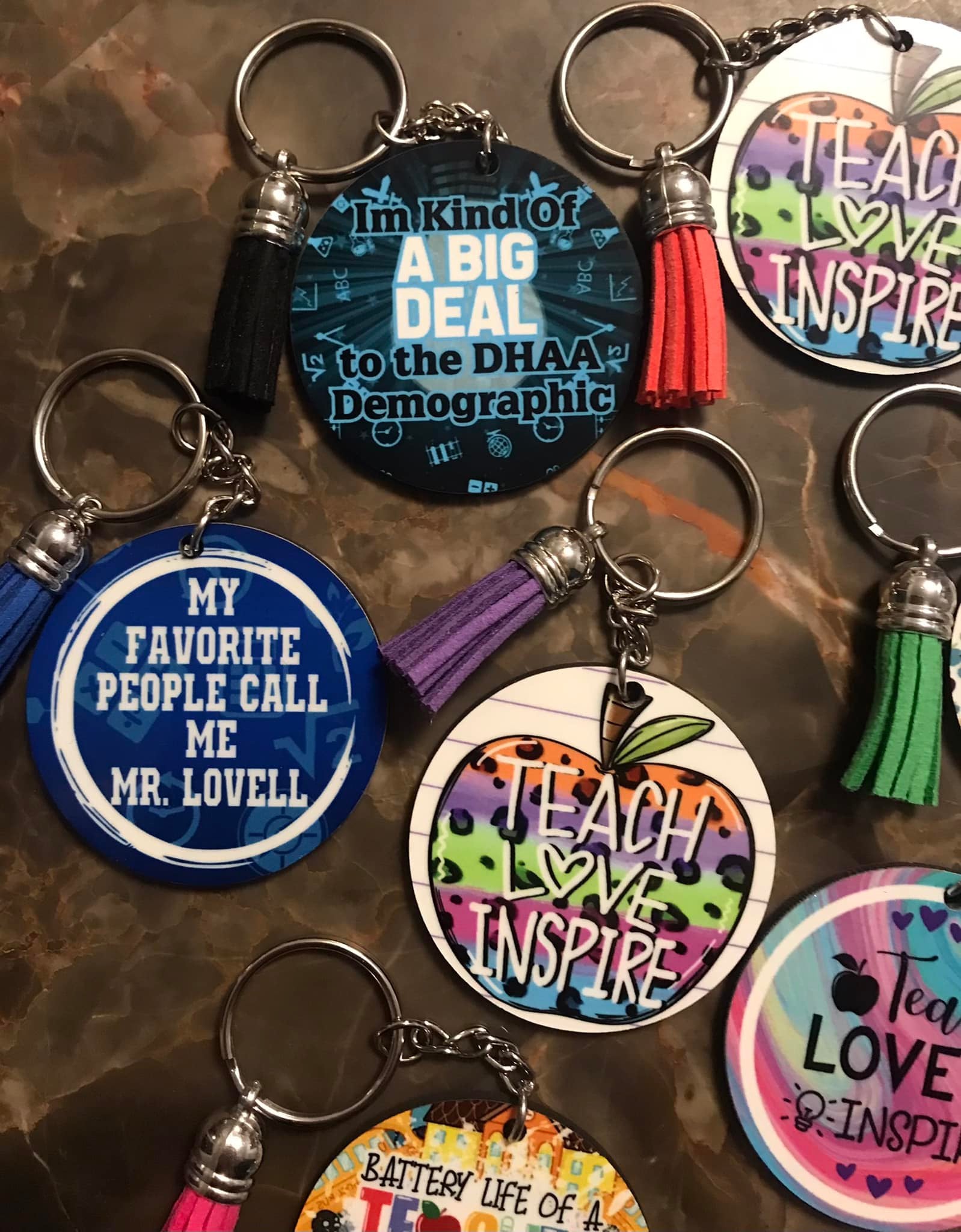 His School Keychains  - Customized