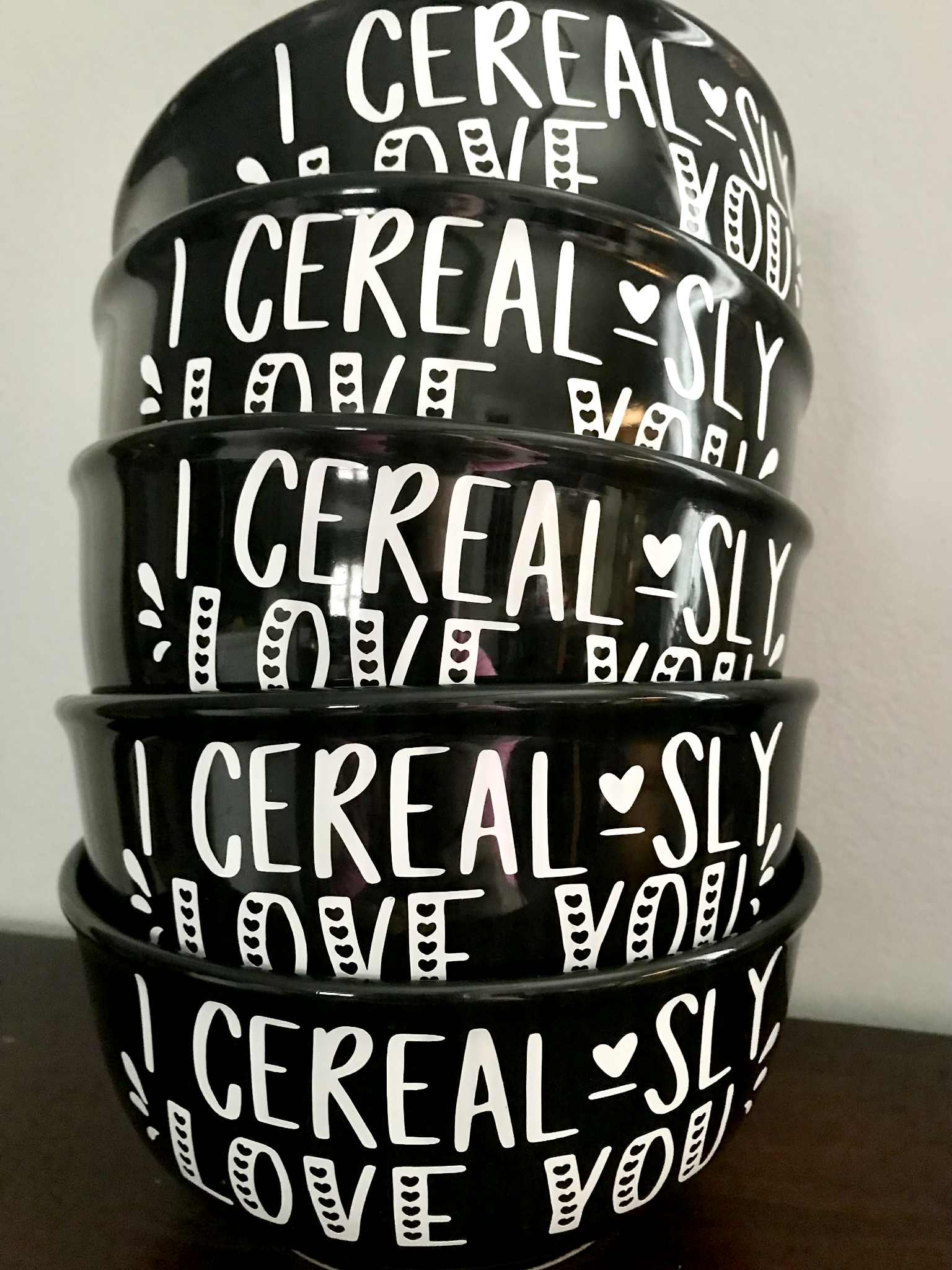 Valentines Cereal Bowls