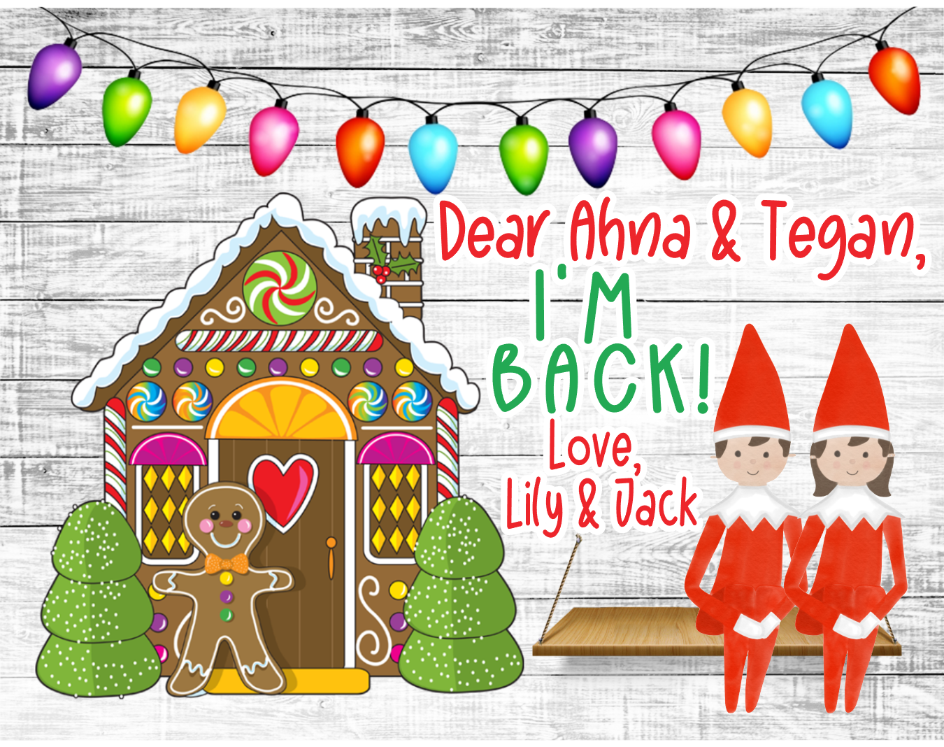 Elf Puzzle - Personalized