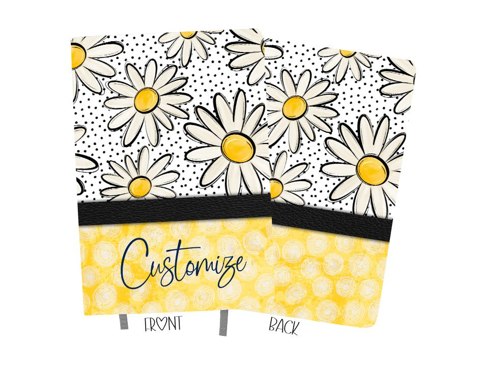 White & Yellow Daisy Journal