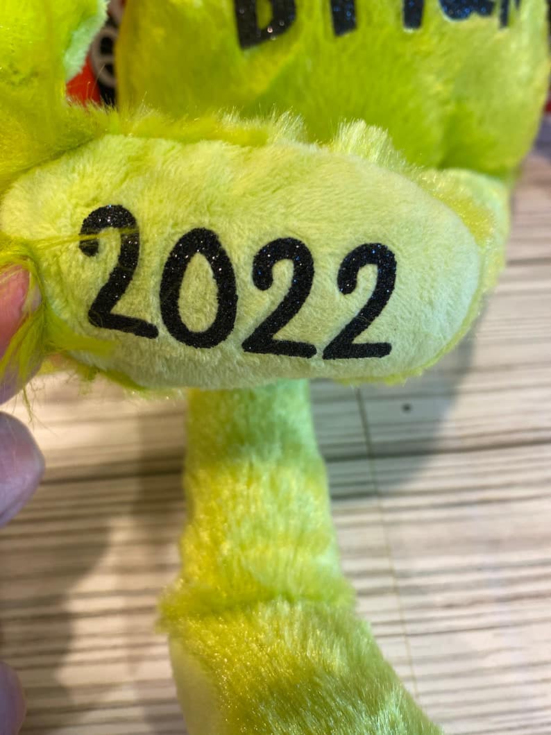 Green Christmas Plush - Personalized