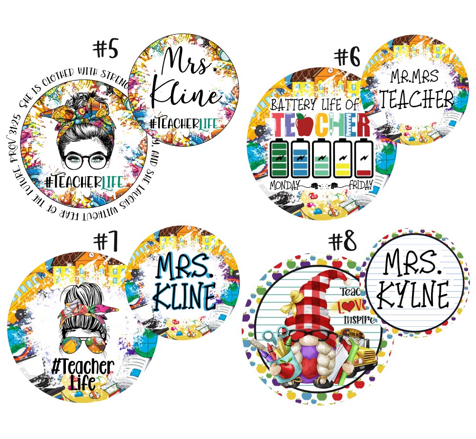 Her School Keychains - Customized
