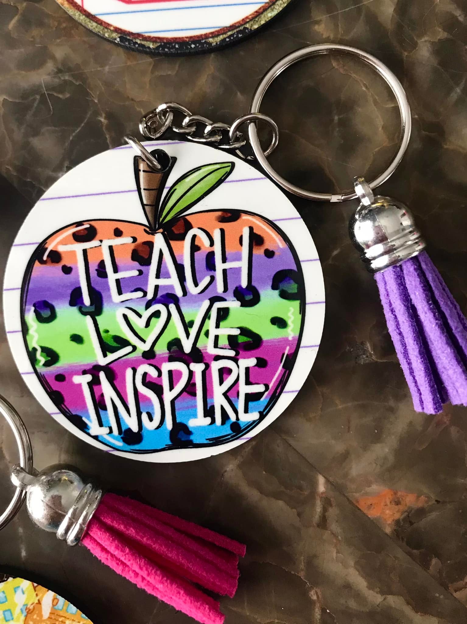Her School Keychains - Customized
