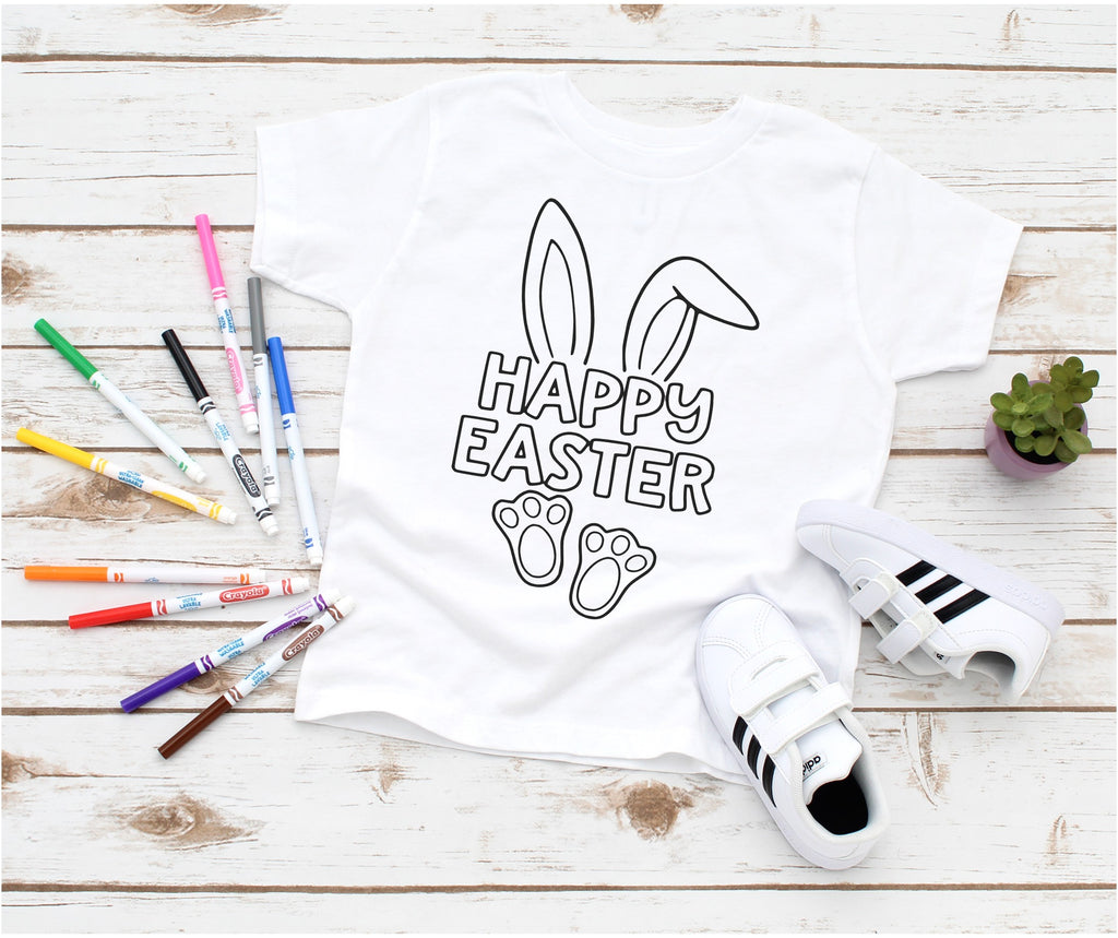 Coloring Shirt - Happy Easter