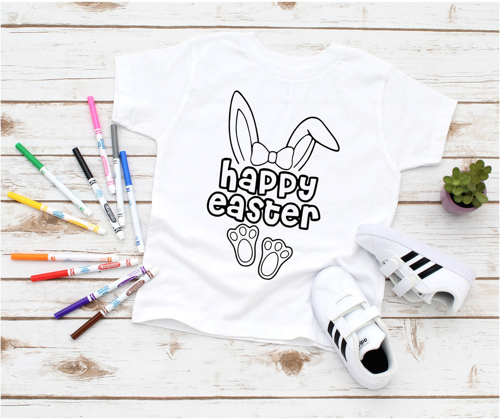 Coloring Shirt - Happy Easter