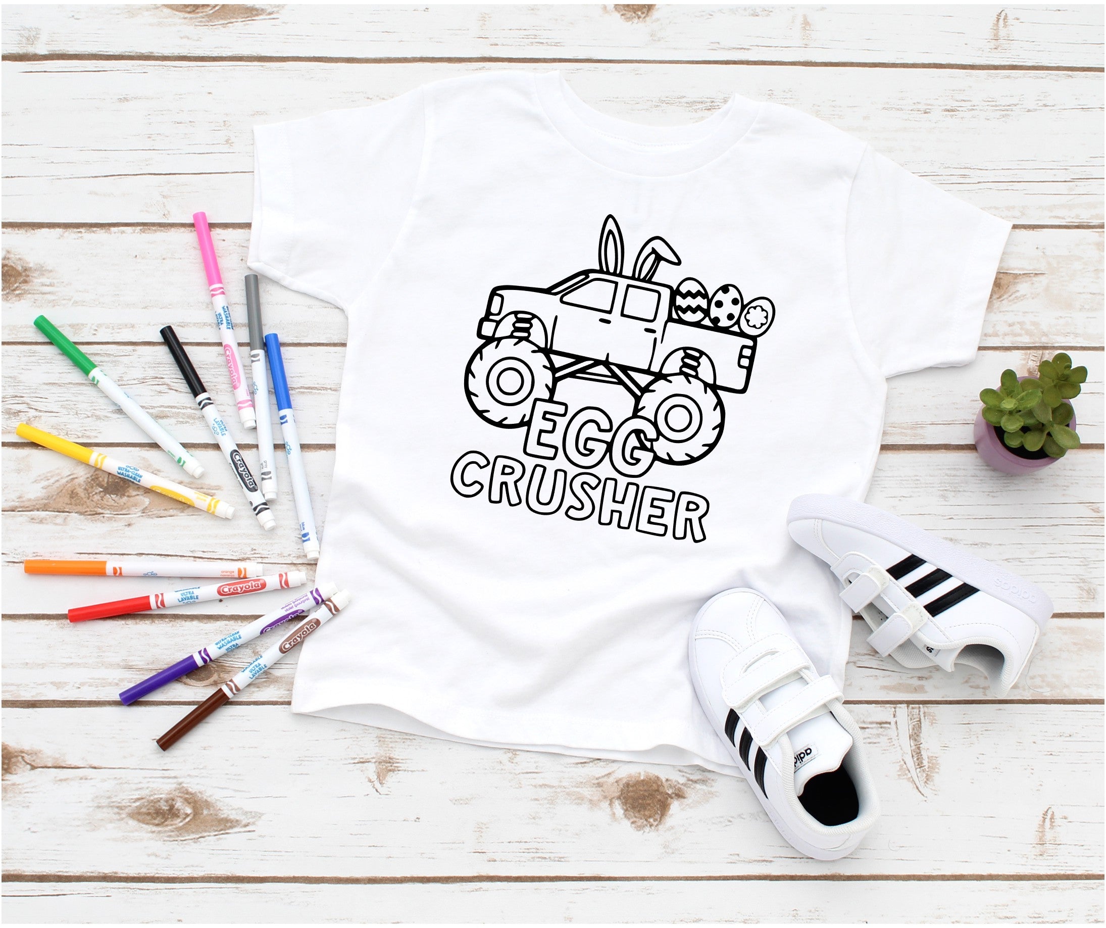Coloring Shirt - Egg Crusher