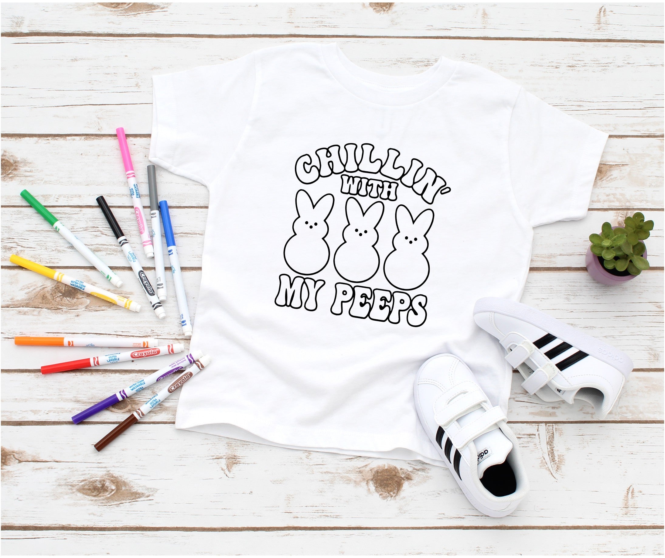 Coloring Shirt - My Peeps