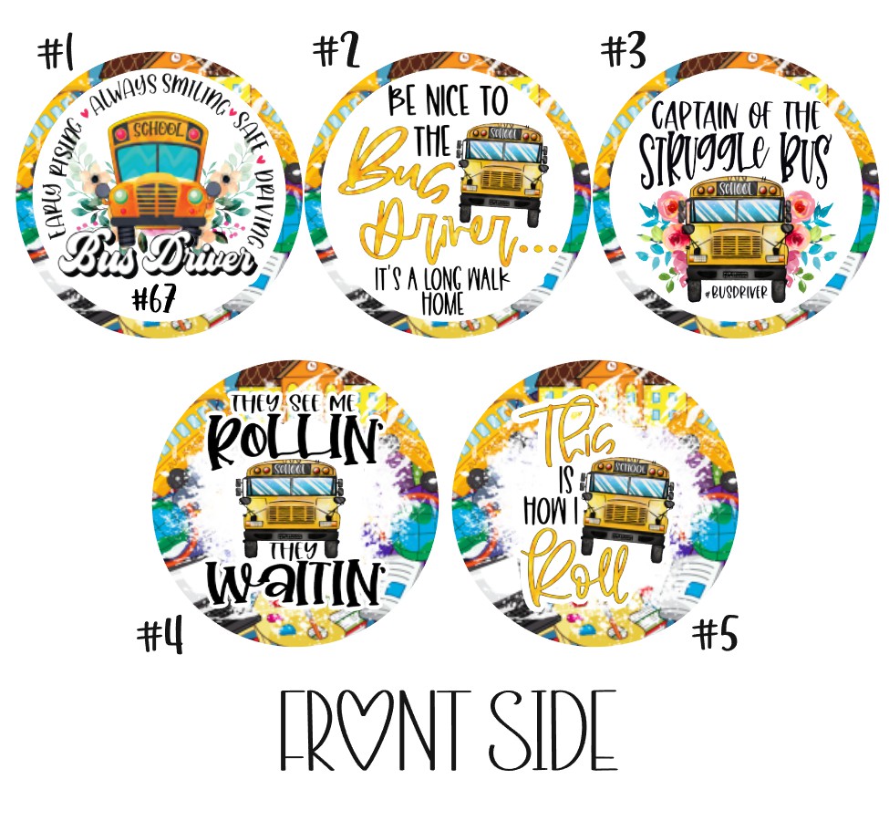 Bus Driver Keychains - Customized