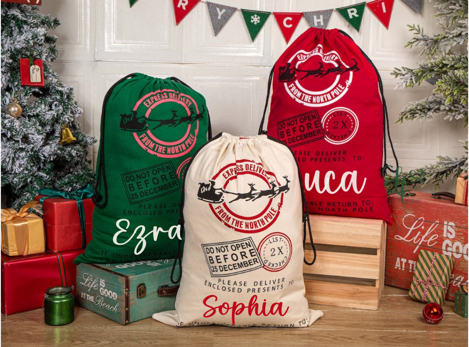 Santa Sacks - Personalized