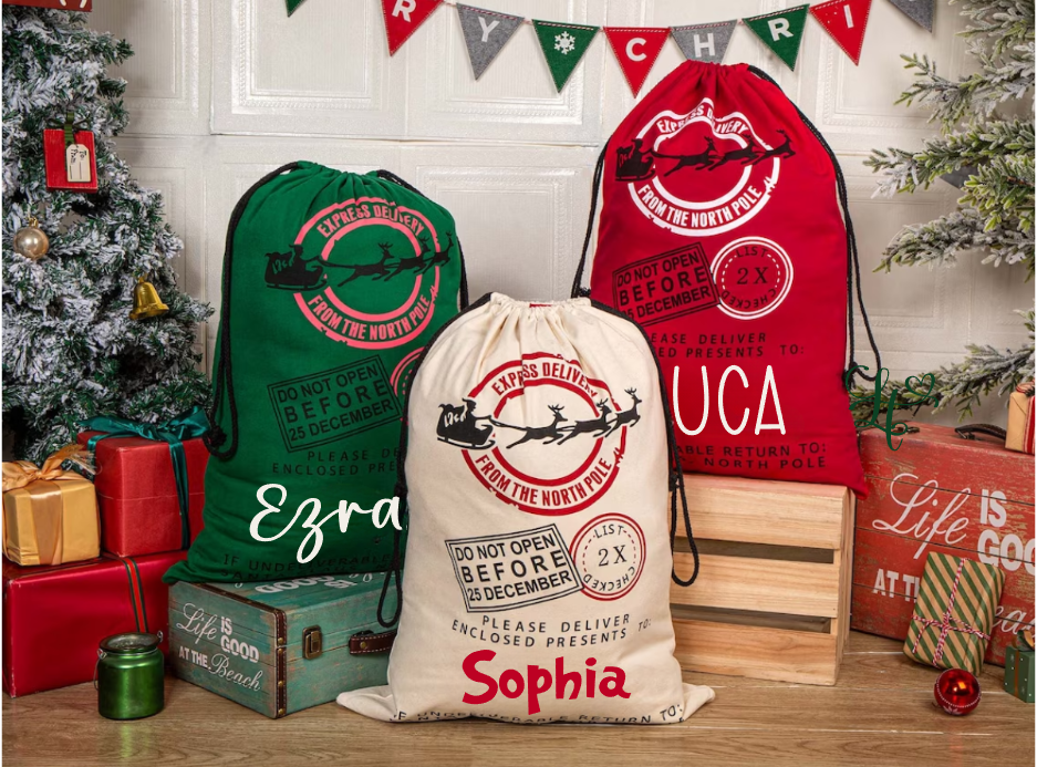 Santa Sacks - Personalized