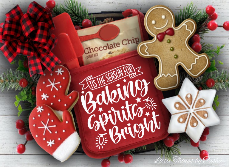 Christmas Baking - Potholder
