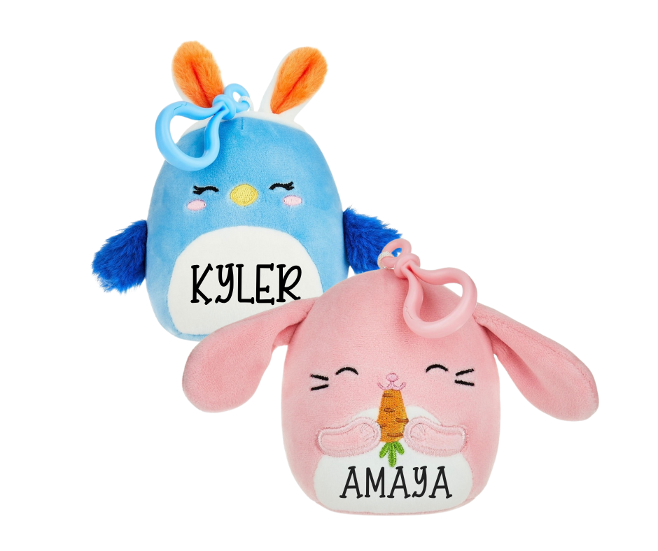 3.5" Squish-Mallow Easter Keychain