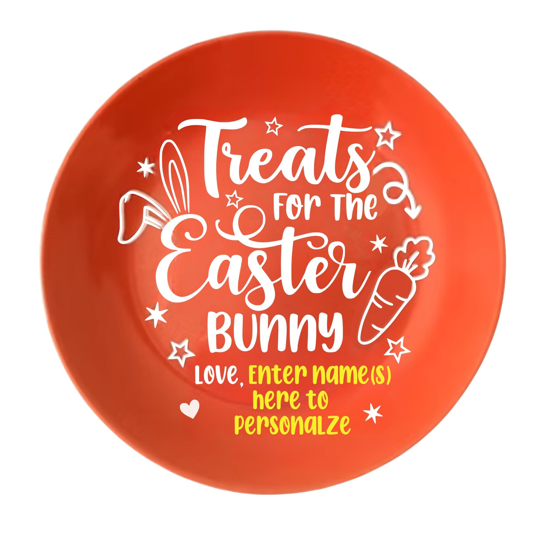 Carrots for the Easter Bunny Plate