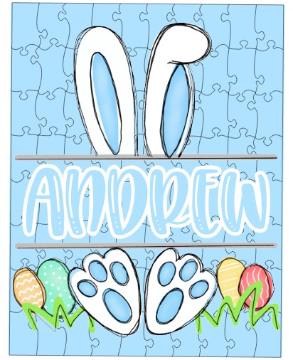 Easter Puzzle - Personalized