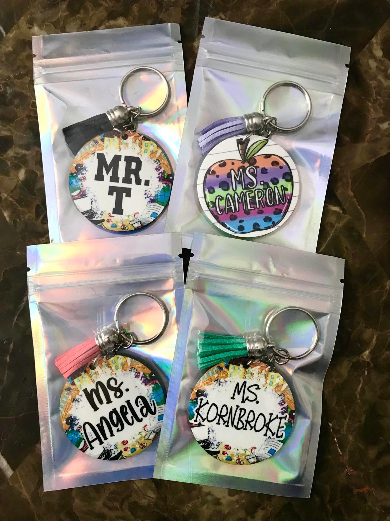 His School Keychains  - Customized